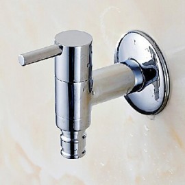 Thickened Fast Open Wall-Mounted Washing Machine Single Cold Faucet - Silver
