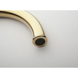 Ti-Pvd Brass Finish Single Hole Single Handle Kitchen Faucet