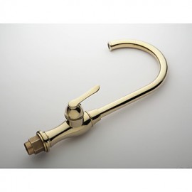 Ti-Pvd Brass Finish Single Hole Single Handle Kitchen Faucet