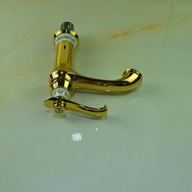 Ti-Pvd Finish One Hole Single Handles Bathroom Sink Faucet
