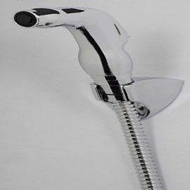 Toilet Hand Held Bidet Shattaf With Hose And Bracket Holder Abs Polished
