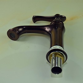 Traditional Style Oil-Rubbed Bronze Finish Countertop Bathroom Sink Faucet