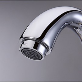 Two Handles Chrome Centerset Sink Faucet