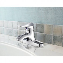 Two Holes Single Handle Chrome Hot&Cold Mixer Water Taps Basin Bath/Kitchen Bathroom Wash Basin Faucet