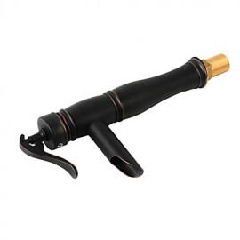 Vintage Centerset Antique Oil-Rubbed Bronze Finish Single Handle Brass Bathroom Sink Faucet - Black