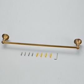 Bathroom Products, 1pc High Quality Antique Brass Towel Bar