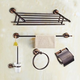 Bathroom Accessory Set, 1set High Quality Modern Style Brass Bathroom Accessory Set Wall Mounted