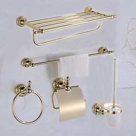 Bathroom Accessory Set, 1set Antique Brass Bathroom Accessory Set Bathroom