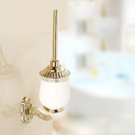 Toilet Brush Holder, 1set Multifunction Modern Metal Toilet Brush Holder Wall Mounted