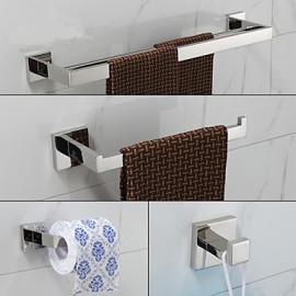 Bathroom Accessory Set, 1set Contemporary Stainless Steel Bathroom Accessory Set Bathroom
