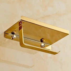 Toilet Paper Holders, 1 pc Contemporary Brass Toilet Paper Holder Bathroom
