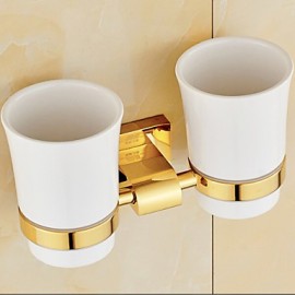 Toothbrush Holder, 1 pc Neoclassical Brass Toothbrush Holder Bathroom