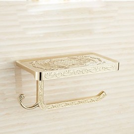 Toilet Paper Holders, 1pc Multifunction Modern Metal Toilet Paper Holder Wall Mounted