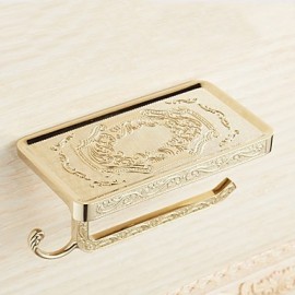 Toilet Paper Holders, 1pc Multifunction Modern Metal Toilet Paper Holder Wall Mounted