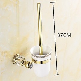 Toilet Brush Holder, 1 pc Contemporary Brass Toilet Paper Holder Bathroom