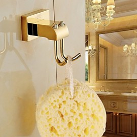 Robe Hooks, 1 pc Contemporary Brass Robe Hook Bathroom