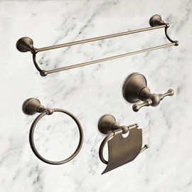 Bathroom Accessory Set, 1set Antique Brass Bathroom Accessory Set Bathroom