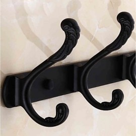 Robe Hooks, 1pc High Quality Contemporary Aluminum Robe Hook Bathroom Other Tools Wall Mounted