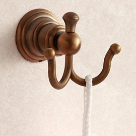 Robe Hooks, 1 pc Antique Brass Robe Hook Bathroom