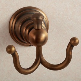 Robe Hooks, 1 pc Antique Brass Robe Hook Bathroom