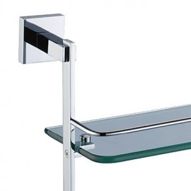 Towel Bars, 1pc High Quality Contemporary Brass Bathroom Shelf