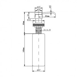Soap Dispensers, 1pc Storage Contemporary Stainless Steel Soap Dispenser