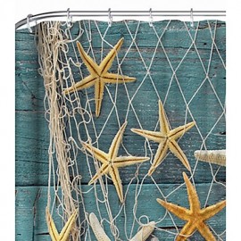 Shower Curtains Contemporary Polyester Novelty Waterproof