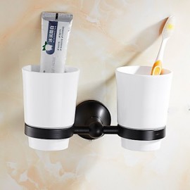 Towel Bars, 1 pc Antique Brass Toothbrush Holder Bathroom