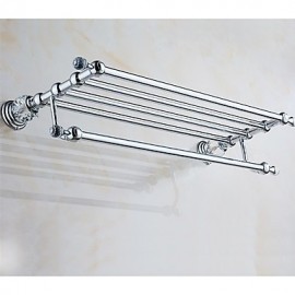 Towel Bars, 1 pc Contemporary Brass Bathroom Shelf Bathroom