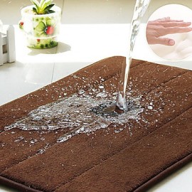 Mats & Rugs, Modern Polyester Microfiber Stripe Machine Made