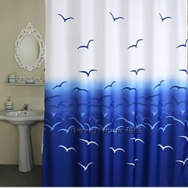 Shower Curtains, 1pc Shower Curtains Modern Poly Cotton Blend Bathroom