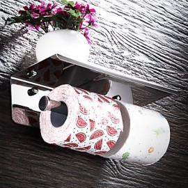 Toilet Paper Holders, 1 pc Modern Modern Contemporary Stainless Steel Toilet Paper Holders Bathroom