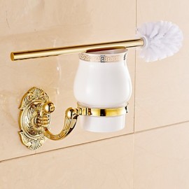 Toilet Brush Holder, 1 pc Neoclassical Brass Toilet Brush Holder Bathroom