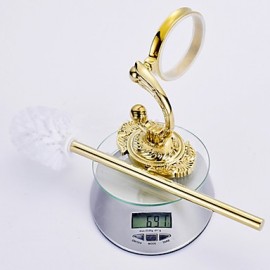 Toilet Brush Holder, 1 pc Neoclassical Brass Toilet Brush Holder Bathroom