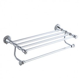Towel Bars, 1pc High Quality Modern Metal Bathroom Shelf Wall Mounted