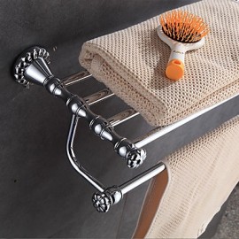 Towel Bars, 1pc High Quality Modern Metal Bathroom Shelf Wall Mounted