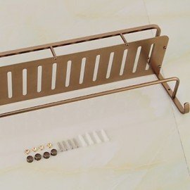 Towel Bars, 1 pc Contemporary Aluminum Zinc Alloy Bathroom Shelf Bathroom