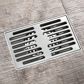 Drains, Thick Modern Brass Drain For Home Floor Mounted