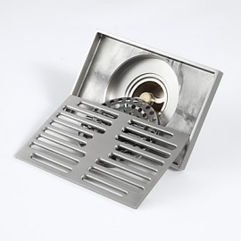 Drains, Thick Modern Brass Drain For Home Floor Mounted