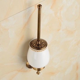 Toilet Brush Holder, 1 pc Antique Brass Toilet Brush Holder Bathroom