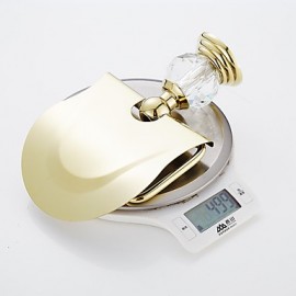 Toilet Paper Holders, 1 pc Contemporary Brass Crystal Toilet Paper Holder Bathroom