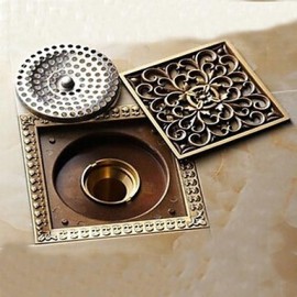 Drains, 1pc Removable Antique Brass Drain