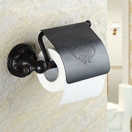 Toilet Paper Holders, 1pc High Quality Neoclassical Brass Toilet Paper Holder Wall Mounted