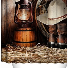 Shower Curtains Contemporary Polyester Novelty Waterproof