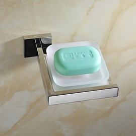 Bathroom Accessory Set, 1 pc Contemporary Stainless Steel Soap Dishes & Holders Bathroom