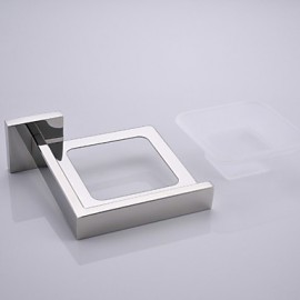 Bathroom Accessory Set, 1 pc Contemporary Stainless Steel Soap Dishes & Holders Bathroom