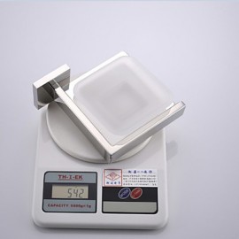 Bathroom Accessory Set, 1 pc Contemporary Stainless Steel Soap Dishes & Holders Bathroom