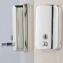 Soap Dispensers, 1 pc Contemporary A Grade ABS Stainless Steel Soap Dispenser Bathroom