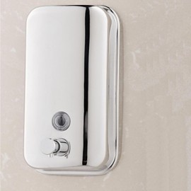 Soap Dispensers, 1 pc Contemporary A Grade ABS Stainless Steel Soap Dispenser Bathroom