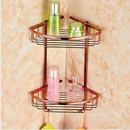 Bathroom Gadgets, 1 pc Neoclassical Brass Zinc Alloy Bathroom Shelf Bathroom